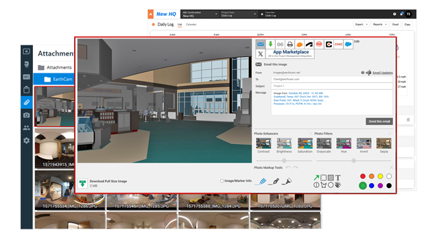 Integrate 360° Reality Capture with your Project Management Solution